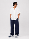ZARA  TEXTURED CUBAN COLLAR  SHIRT