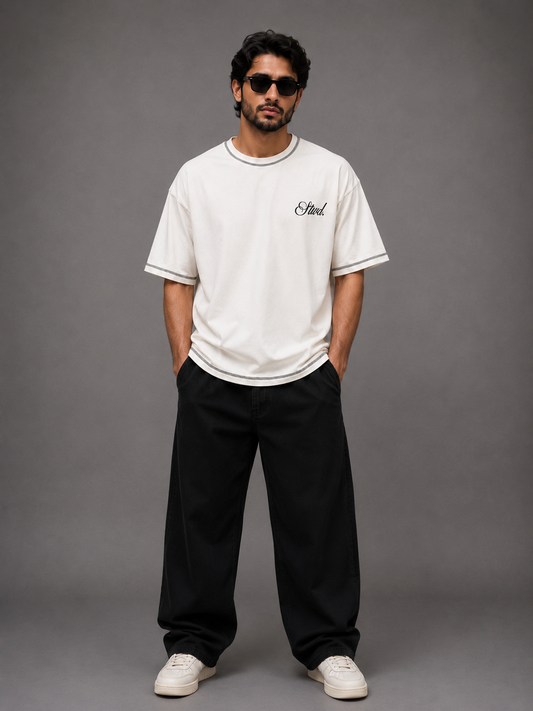 STWD Studio Seam Drop - White