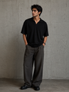 DROP NEEDLE POLO BLACK