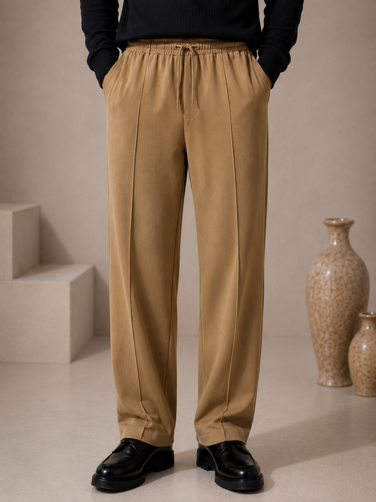 Bershka Baggy Trouser (Sand)