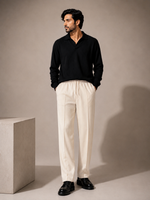 Bershka Baggy Trouser (Beige)