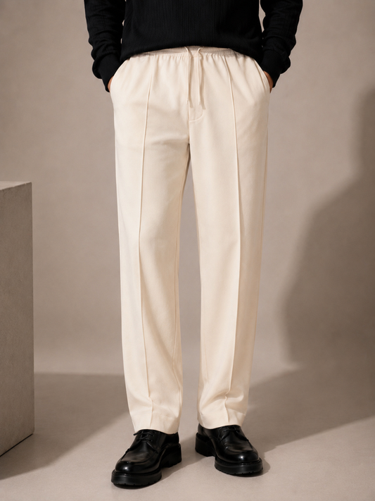 Bershka Baggy Trouser (Beige)