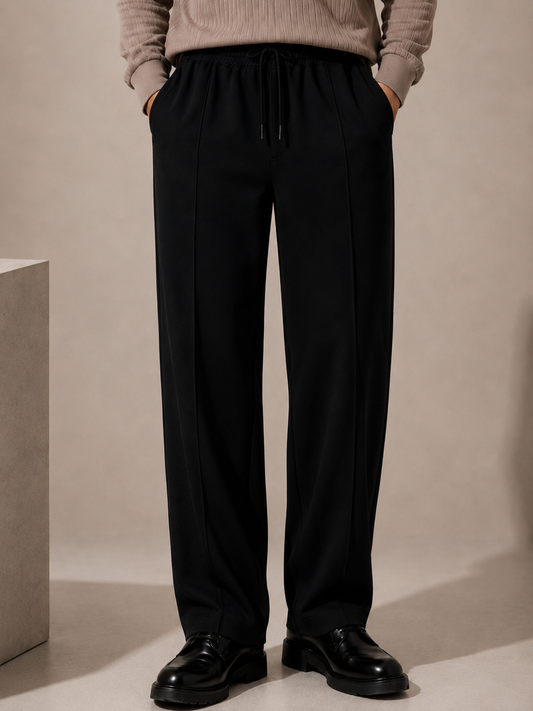 Bershka Baggy Trouser (Black)