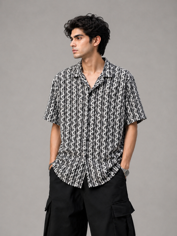 Zara Cuban Collar shirt