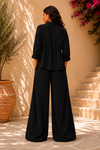 BLUSH BREEZE Co-Ord SET (BLACK)