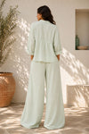 BLUSH BREEZE Co-OrD SET (Sage Mist)