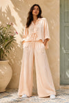 BLUSH BREEZE Co-OrD  SET (Peach Blush)