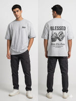 Drop shoulder Shirt grey