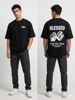 Drop shoulder Shirt black