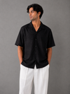 ZARA BOXY FIT SHIRT (BLACK)