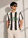 Legacy Club Striped Polo (mocha)