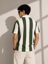 Legacy Club Striped Polo (green)