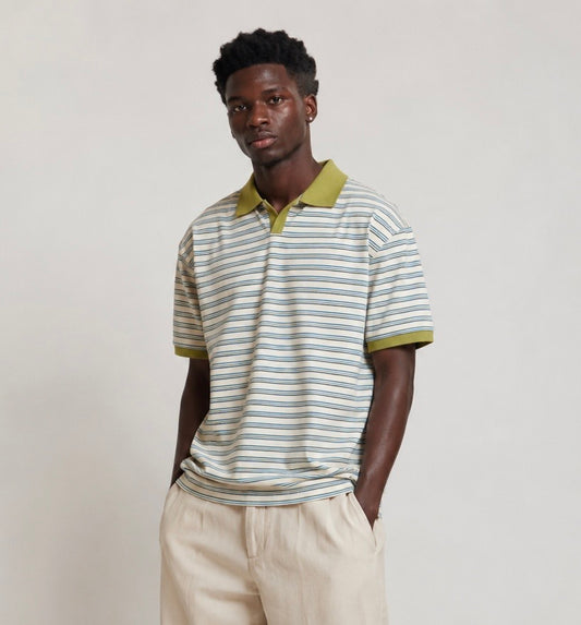 Monaco Stripe Polo