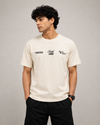Heritage Script Drop Tee (Begie)