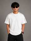 Espresso Line Drop Tee (White)