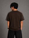 Espresso Line Drop Tee (Brown)