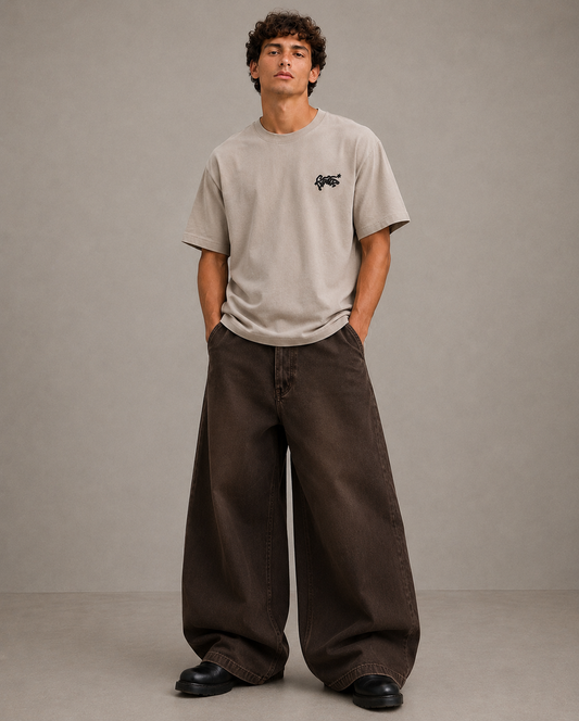 Graffiti Community Drop Tee (Stone Beige)