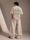 Heritage Script Drop Tee (Mushroom Taupe)