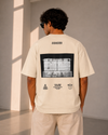 Urban Exit Oversized Drop Shoulder Tee (Beige)