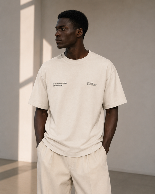 studio essential Tee (Beige)