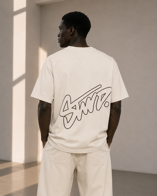 studio essential Tee (Beige)