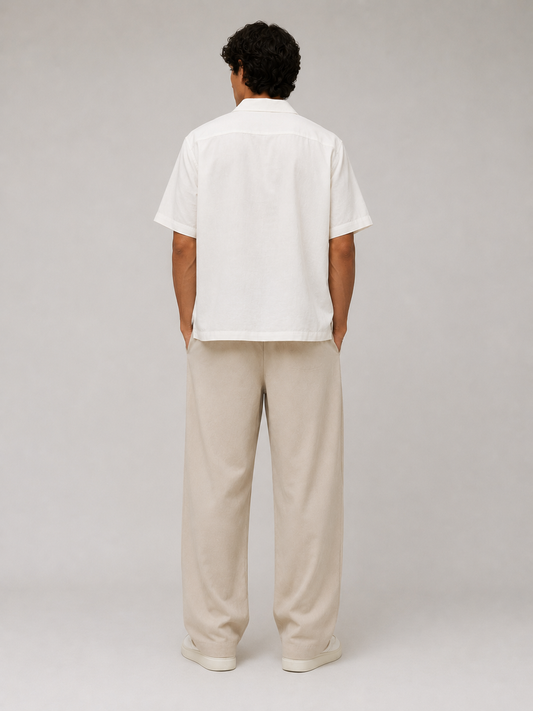 Irish Linen Shirt (White)