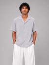 Irish Linen Shirt (Light Ash Grey)