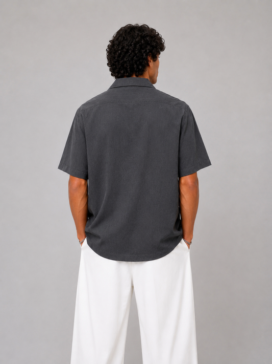 Irish Linen Shirt (GREY)