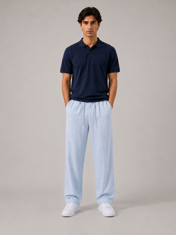 Irish Linen Trousers (Sky)