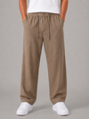 Irish Linen Trousers (Stone Brown)