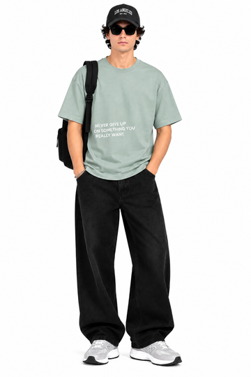 Supply Essentials French Terry Boxy Tee (Green)