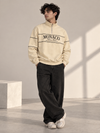 Monaco Classic Quarter-Zip Sweatshirt (Beige)