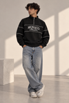 Monaco Classic Quarter-Zip Sweatshirt (Black)