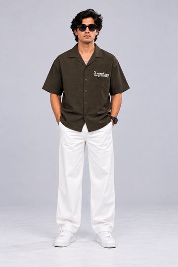 Legendary Forever Boxyfit Shirt (Dark olive)
