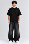 Trend Embroidered Scuba drop (Black)