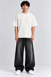 Trend Embroidered Scuba drop (White)