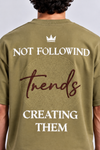 Trend Embroidered Scuba drop (Green)