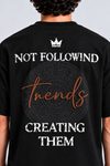 Trend Embroidered Scuba drop (Black)