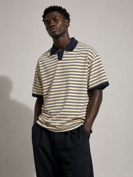 Monaco Stripe Polo