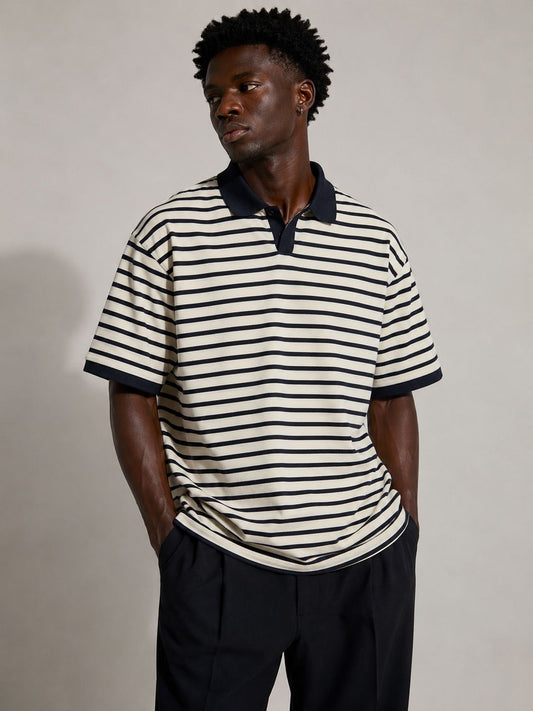 Monaco Stripe Polo